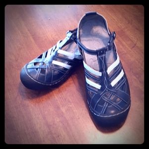 JBU navy blue women sandals